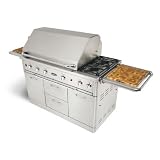Capital Performance Series 52 Inch Gas Grill W/ Side Burners On Cart LP