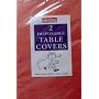 Red Square Paper Disposable Tablecovers, pack of 2
