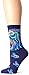 K. Bell Socks Women's Laurel Burch Dancing Mermaids Crew, Navy, 9-11