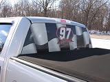 Kurt Busch Nascar Rear Window Decal