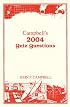 Campbell's 2004 Quiz Questions