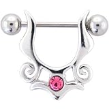 Passion Pink Gem Tribal Knock-Out Nipple Shield