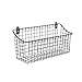 Spectrum Diversified Vintage Wall Mount Storage Basket, Extra Large, Industrial Gray