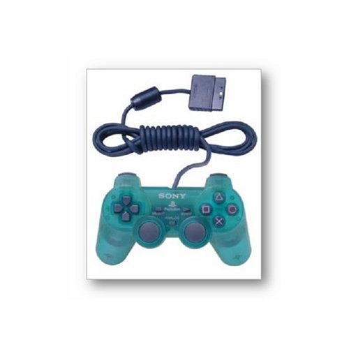 Official Sony Playstation Green Dual Shock Controller (PS)