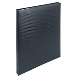 フエルアルバム Digio ビス式 A4サイズ プラコート台紙 メッシュ ブラック