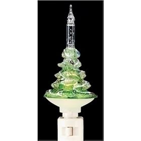 Pack of 6 Christmas Tree Bubblers Bubble Night Lights #165324 by Roman
