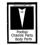 1960 1963 1964 1965 1966 PONTIAC Parts Book List Guide by Pontiac