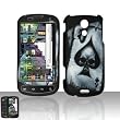 NEW POCKET ACE BLACK SKULL HARD CASE FOR SPRINT GALAXY-S SAMSUNG EPIC 4G D700