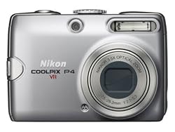 Nikon Coolpix P4 8.1MP Digital Camera with 3.5x Vibration Reduction Optical Zoom