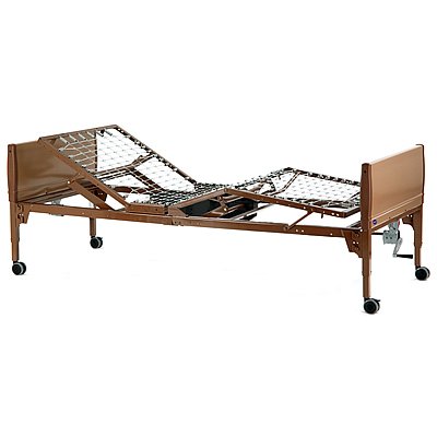 Value Care Semi-Electric Bed Included Items: Frame, Mattress, & Full Length Bed Rail