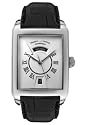 Men's Pontos Rectangulaire Automatic Full Day and Date Black Alligator