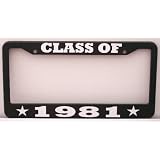 CLASS OF 1981 License Plate Frame by Motown Automotive Design