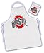 Ohio State Buckeyes Tailgate Barbecue (BBQ) Grilling Apron/Mitt Set NCAA