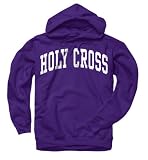 Holy Cross Crusaders Purple Arch Hooded Sweatshirt