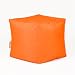 Kitchen & Housewares : BAR B CUBE Beanbag Stool ORANGE - Outdoor & Indoor use (water resistant)
