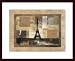 Paris Memoir I, Art Poster by John Butler, with Wood Frame, poster size: 25 x 19