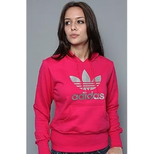 Buy adidas The Trefoil Hoody in Pink Buzz hood ,Sweatshirts for Women by adidas