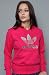 adidas The Trefoil Hoody in Pink Buzz hood ,Sweatshirts for Women