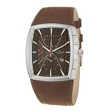 Skagen Sport Men’s Stainless Steel Case and Leather Strap Quartz Watch 747LSLD