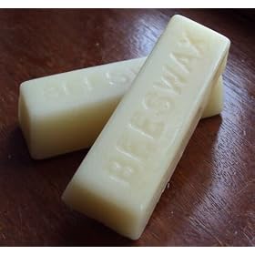 White Beeswax Blocks - 2 x 1 oz - Cosmetics/Candles/Polishes