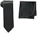 Stacy Adams Men's Satin solid Tie Set