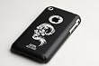 Apple iPhone Soft Polycarbonate Slim fit Case - Black with Dragon Tattoo (Cozip Brand) Made in Korea