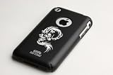 Apple iPhone Soft Polycarbonate Slim fit Case - Black with Dragon Tattoo (Cozip Brand) Made in Korea