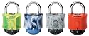 Master Lock Titanium 1-7/8-Inch Combination Translucent Padlock in Red, Green, Blue or Orange, 1-Pack #2051XD