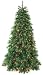 12 Downswept Tiffany Fir Pre Lit Artificial Christmas Tree Clear Lights