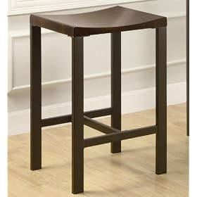 Atlus 24 Contemporary Backless Bar Stool (Set of 2) - Coaster 150019 by Coaster
