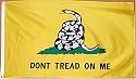 Dont Tread on Me Gadsden Flag - 3x5 foot Polyester Yellow
