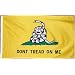 Dont Tread on Me Gadsden Flag - 3x5 foot Polyester Yellow
