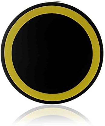 PowerBone Qi Wireless Charger Mini Charging Pad Station for All Qi Standard Compatible Devices Including Nexus 5, Nexus 7(2013) , Nexus 4,Nokia Lumia 1020/ 920/928, MOTO Droid Maxx/Droid Mini,HTC Droid DNA, HTC Rzound,Blackberry Z30,Pentax WG-III camera,Samsung, Google, LG, HTC and Other Qi-Enabled Phones and Tablets with Receivers (AC Adapter Excluded)Yellow on Black