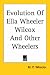 Search : Evolution of Ella Wheeler Wilcox And Other Wheelers