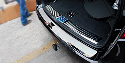 Sporthway® Stainless Steel Rear Bumper Protector Sill Plate Trim for Porsche Cayenne 2011 2012 2013