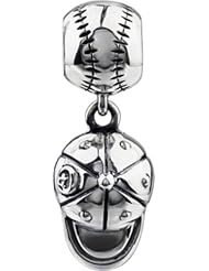 Kera Baseball & Cap Dangle - Fits Most Pandora Bracelets