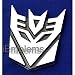 Transformers Decepticon 3d Car Chrome Emblem