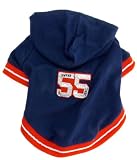 Wanted Dog Baseball Jumper Blue