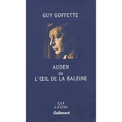 Auden ou l'oeil de la baleine