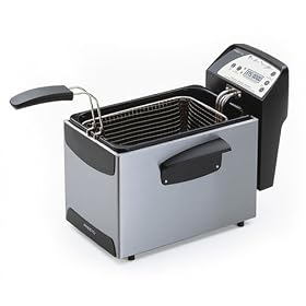 Presto 05462 Digital ProFry Immersion-Element 9-Cup Deep Fryer