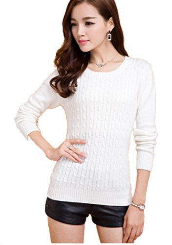 人気　今年の流行　春のレディースニットセーターです　定番のグレー・白で流行ファッション　ナチュラルキレイ系なトップスです　選べる3サイズ　『限定・巾着袋付き』