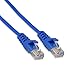 5 PACK CAT6 UTP 24AWG ETHERNET NETWORK PATCH CABLE 1FT 550MHZ BLUE RJ45 LAN WIRE