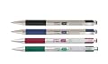 Zebra's F-301 Stainless Steel Retractable Ballpoint Pen 0.7mm Assorted 4 Pack (27174)