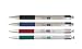 Office Products : Zebra's F-301 Stainless Steel Retractable Ballpoint Pen 0.7mm Assorted 4 Pack (27174)