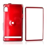 RED for Motorola Droid A855 Hard Plastic Case Cover