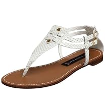 STEVEN by Steve Madden Women's Sirprise Sandal,White,8 M US