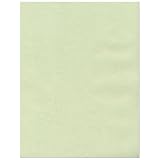 8 1/2 x 11 Green Parchment 24lb Recycled Paper- 100 sheets per pack