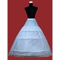 Loywe, Reifrock Petticoat aus Satin, 3 Ringe, Taille Umfang bis 110cm, LW4803-X