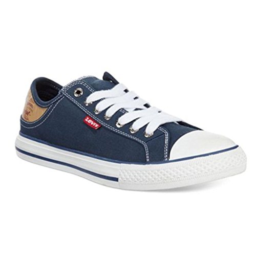 Levi's Women's Stan Buck Fashion Canvas Sneaker (7.5, Navy)