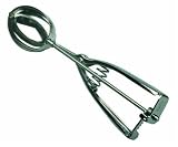 Piazza 1-3/4-Inch by 2-3/8-Inch Oval Gelato Scoop, Stainless Steel